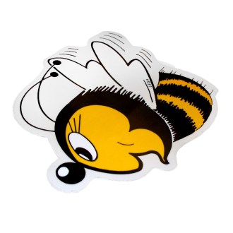 Bee small / big - sticker